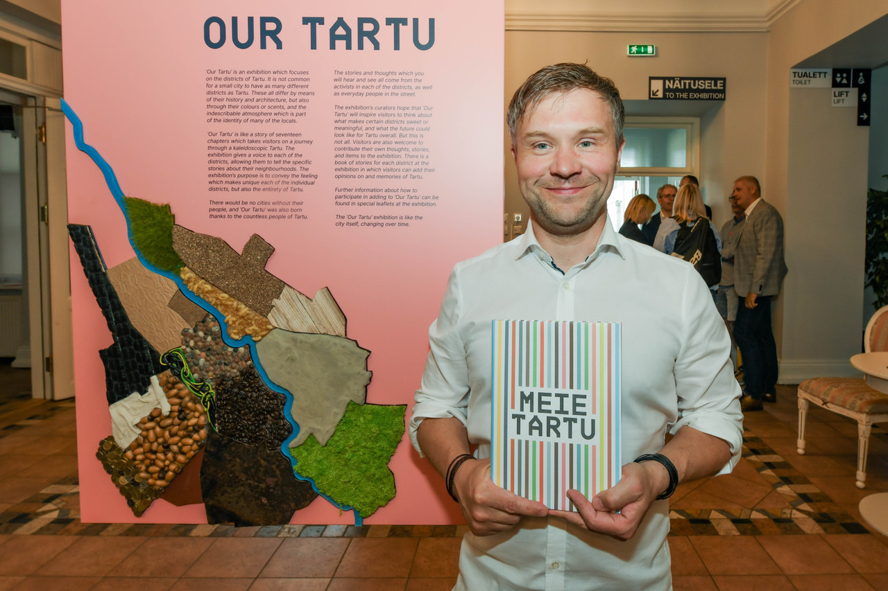 The book “Our Tartu”, published in conjunction with the exhibition. Photo: Maria Kilk