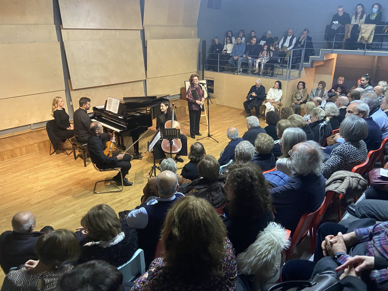 A music event at the museum. © Research Centre – Tsitsanis Museum